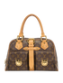 Manhattan GM, &pound;695, Handbags, Brown, Canvas, Front view